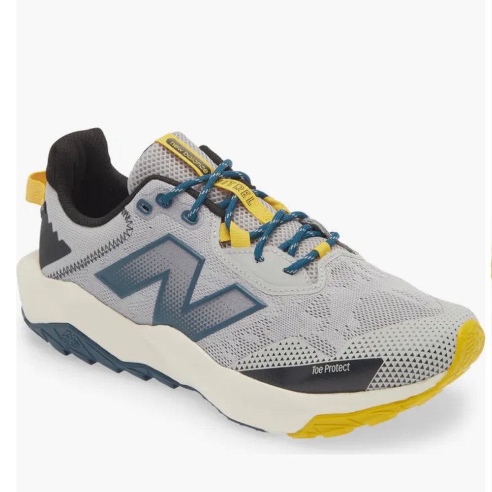 New Balance DynaSoft Nitrel V6 Men's Running Shoe - Gold and White